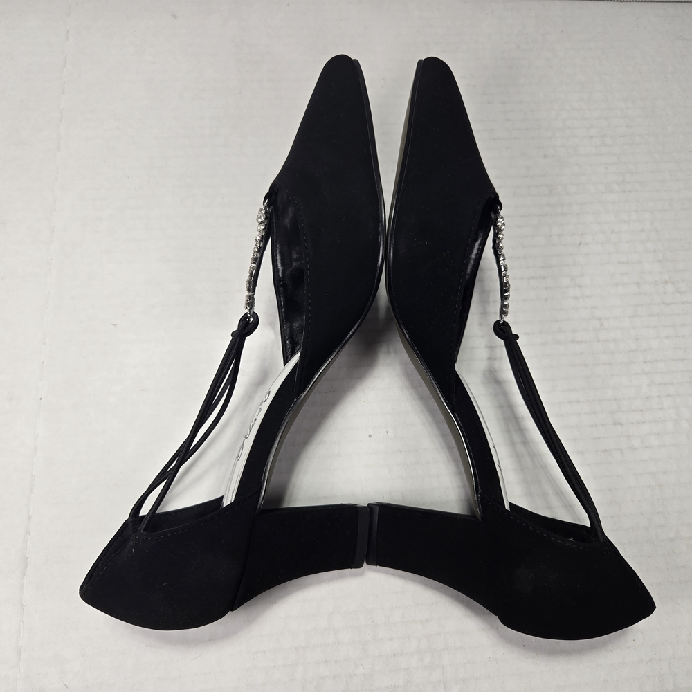 Easy Street Alive 5 Moonlight Heels Rhinestone Accents Women's Size 7 Extra Wide - Picture 6 of 14